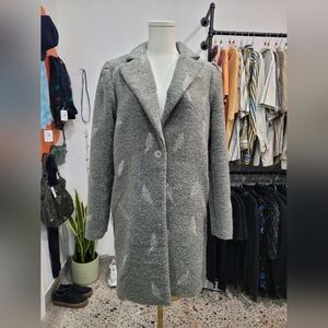 Elegant Gray Women's Coat